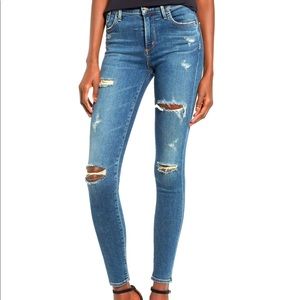 agolde high rise skinny jean